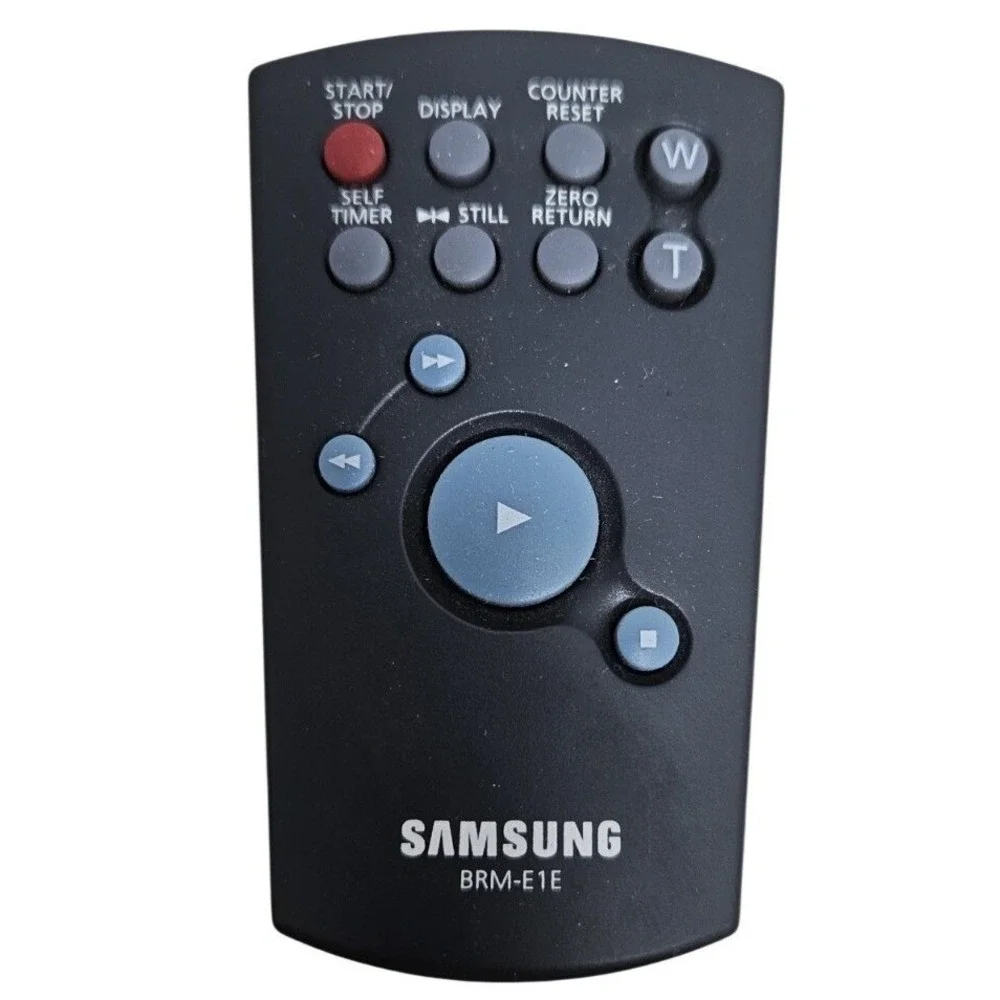 Samsung BRM-E1E Camcorder Remote‎ Control Black OEM Replacement Controller